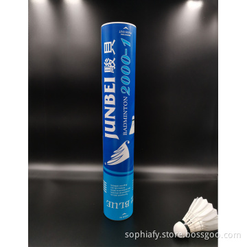 Eco-friendly Odorless 100% Goose Feather Badminton